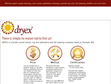 Tablet Screenshot of dryex.com